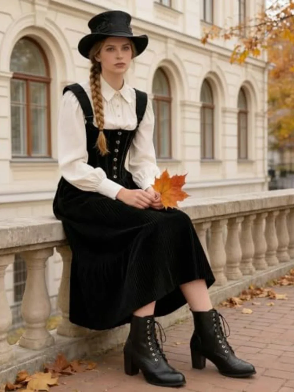 Lace Up Chunky Heel Ankle Boots Side Zip Short Booties